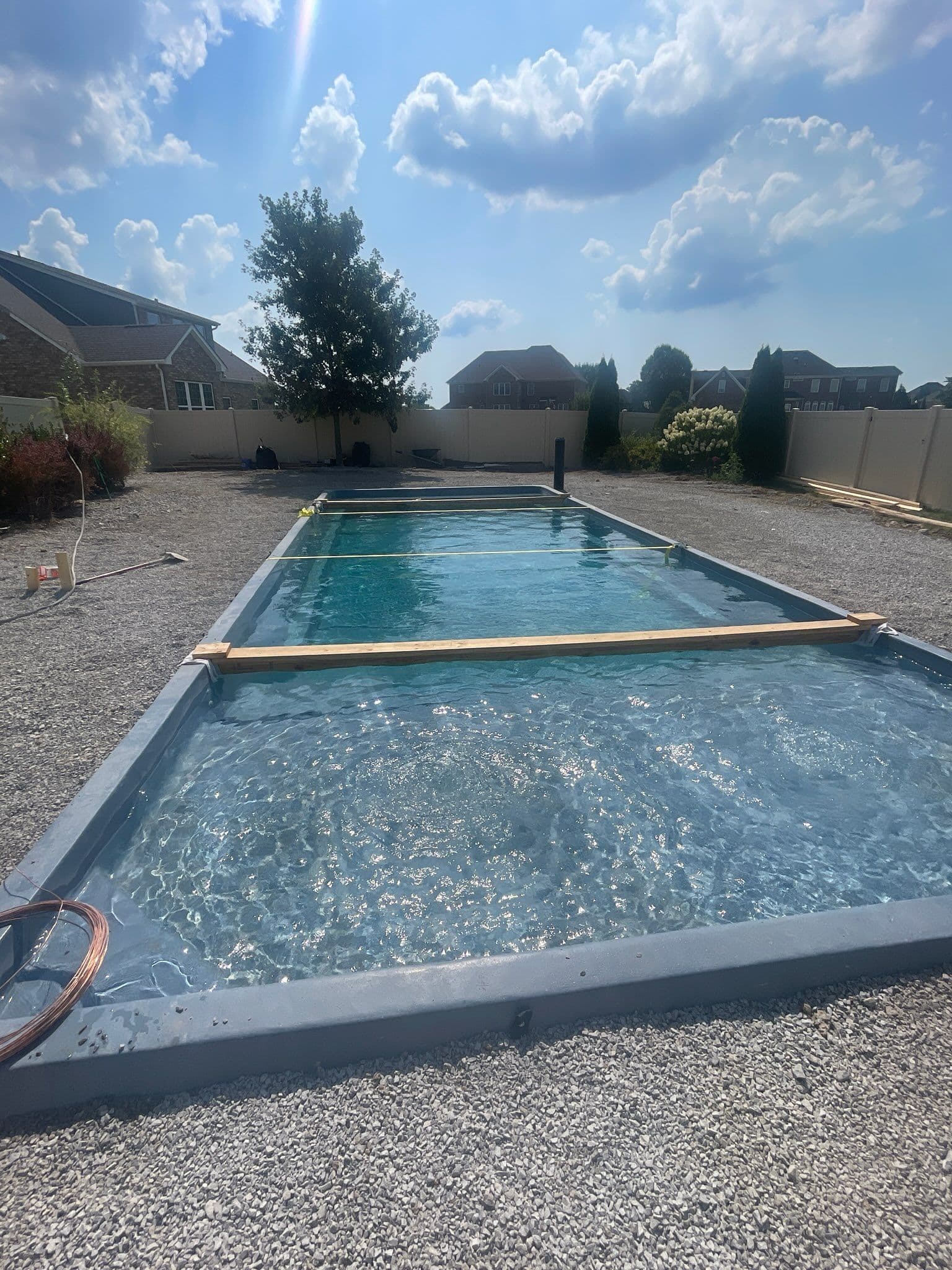 Fiberglass Pool Installation image