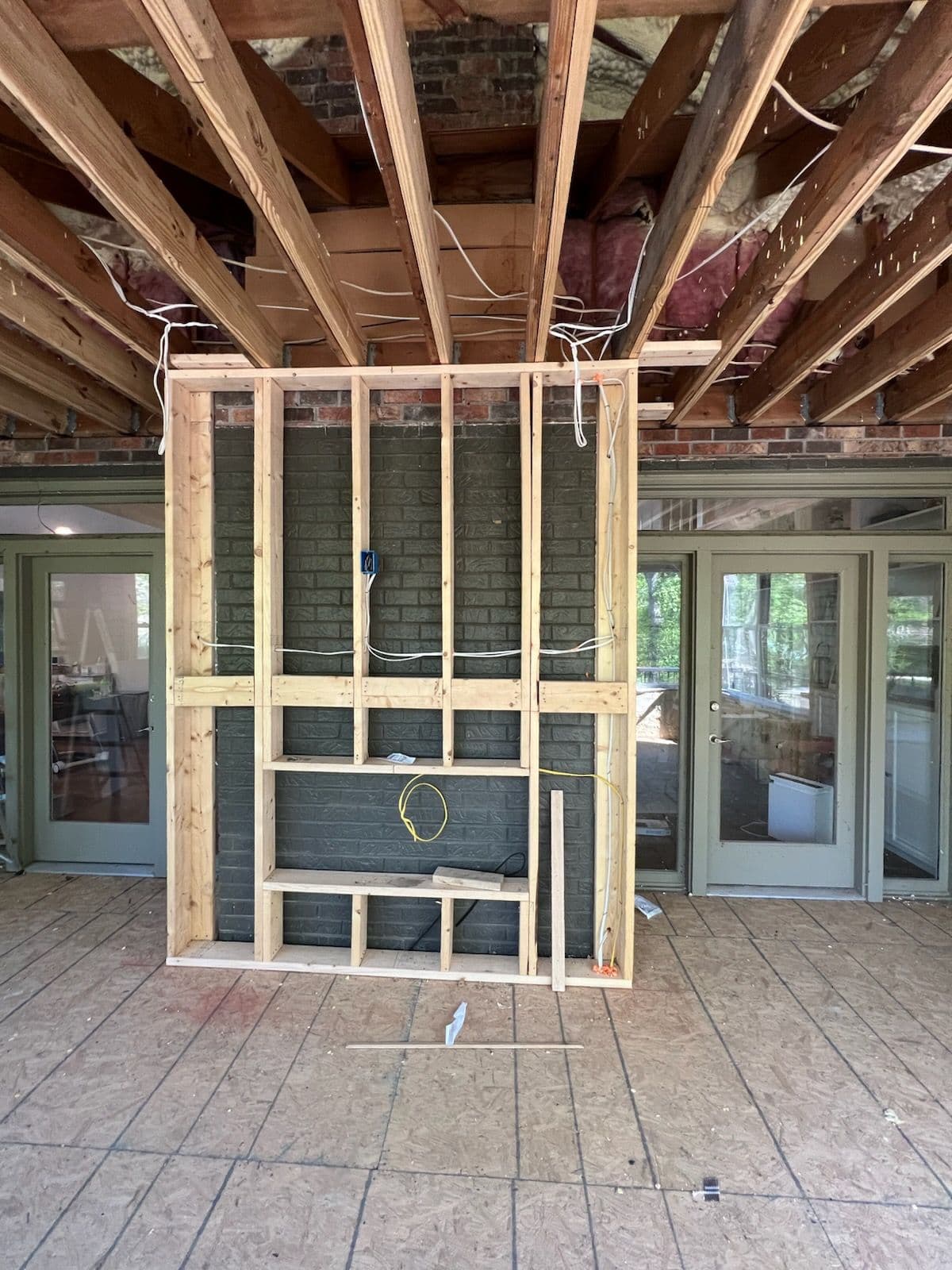 Project Framing Progress at Our Lake House Addition in Hendersonville image