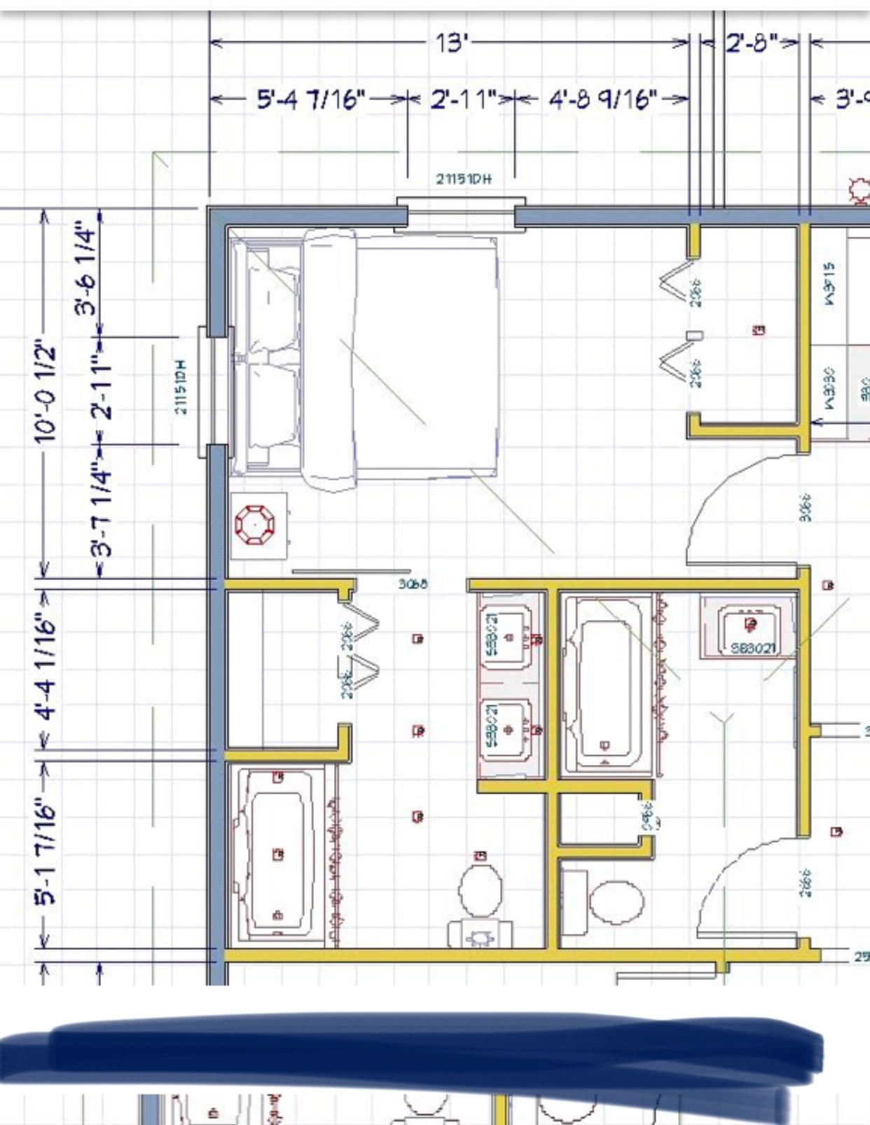 Project Reinventing Space - A Dual Bathroom Transformation in East Nashville image