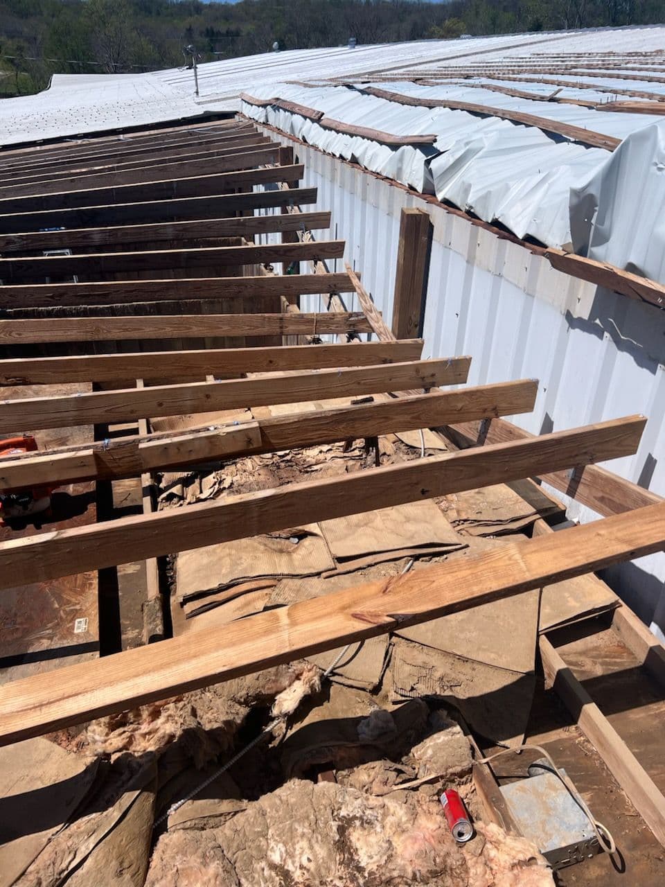 Storm Damage Roof Repair in Hendersonville